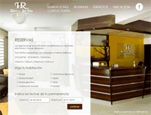 Tablet Screenshot of hotelriveradelrio.com